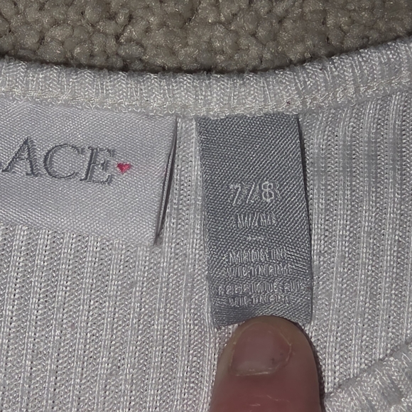 The Children's Place Girls Plaid Flannel Fit And Flare Dress Size 7/8 - Picture 4 of 5